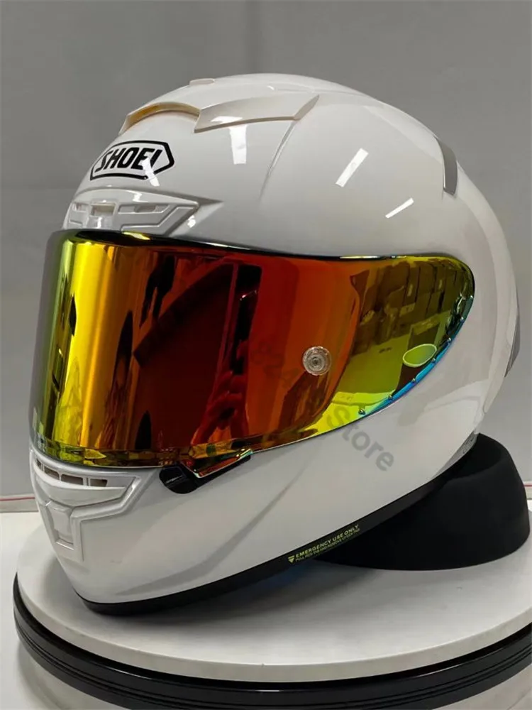 Шлем SHOEI X14 Жемчужно-Белый Шлем для гоночных мотоциклов с полным лицом Casco De Motocicle ECE